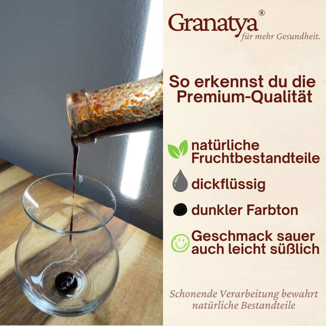 Granatya® - 100% Granatapfelsirup 400g/300ml
